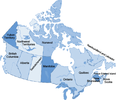 Map of Canada